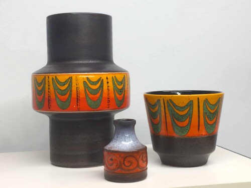 3 vases